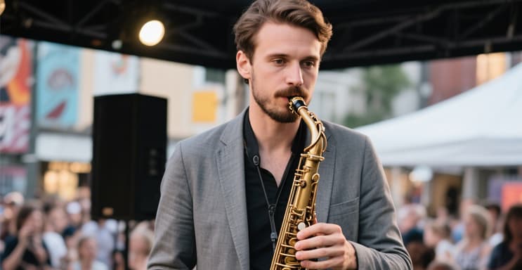 Is the original key of the song's accompaniment suitable for saxophone performance?